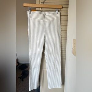 Avenue Montaigne - Brigitte F1459 Striped Stretch Cropped Pants Size 2